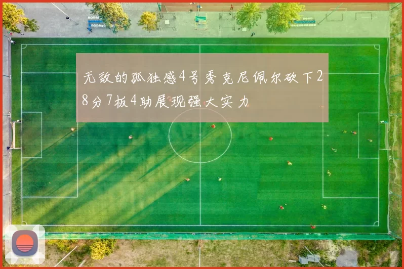 无敌的孤独感4号秀克尼佩尔砍下28分7板4助展现强大实力
